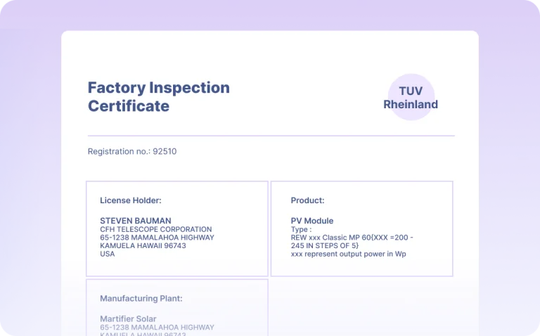 tarjeta de inspección de emisiones en Estados Unidos