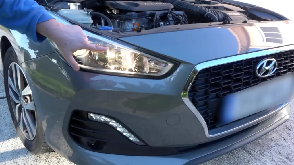 faros de un vehículo